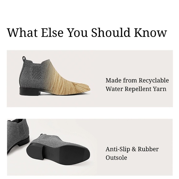 Vivaia Women’s Square-Toe Water-Repellent Ankle Boots (Ryan) Size 38 (7-7.5) - Picture 16 of 16